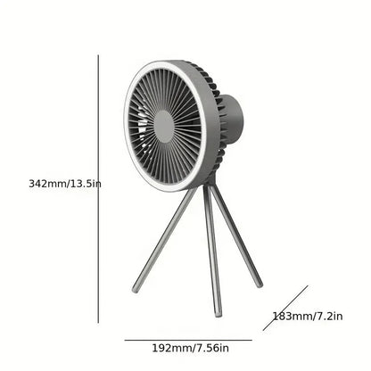 Multifunctional Mini Chargeable Fan With Night Light