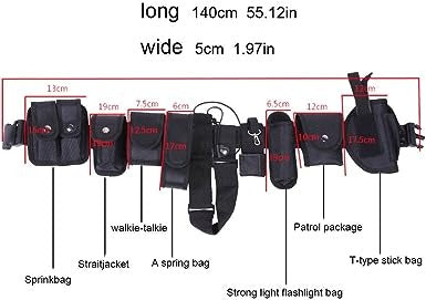 Tactical Military Belt (10 Pockets)