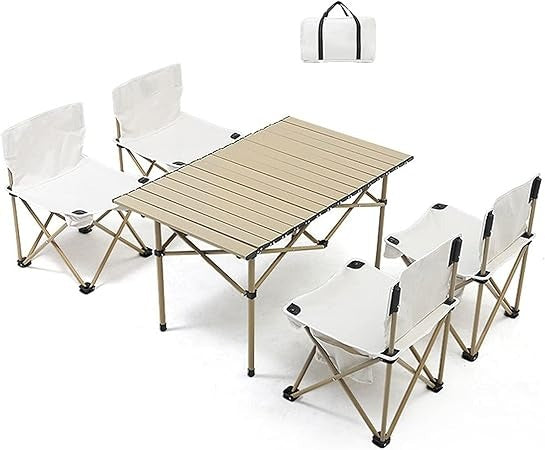 Portable Outdoor Folding Table and Chair Set