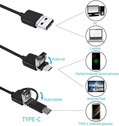 3in1 Endoscope Inspection Camera