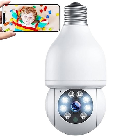 1080P Lightbulb Security Camera