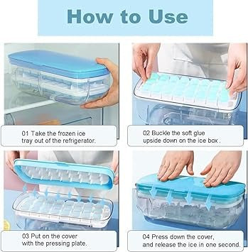 BPA Free Silicone Ice Box