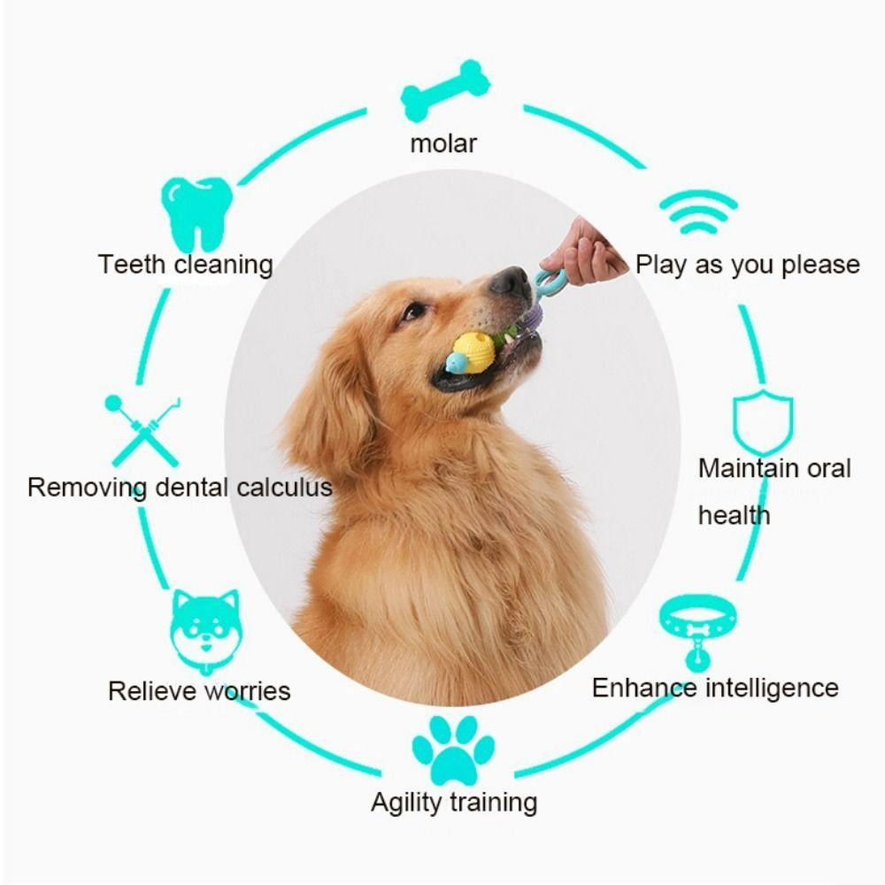 Interactive Dog Tooth Cleaning Massager Stick Toy