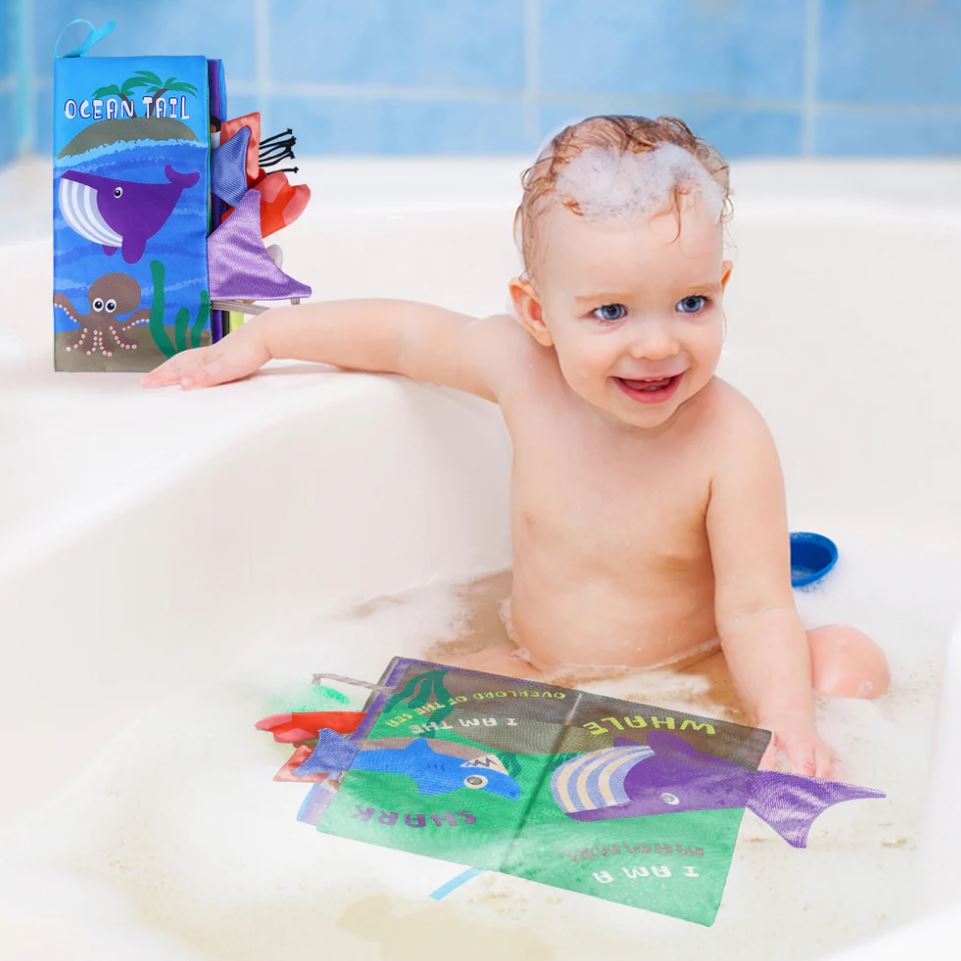 Ocean Touch and Feel Crinkle Tail Book