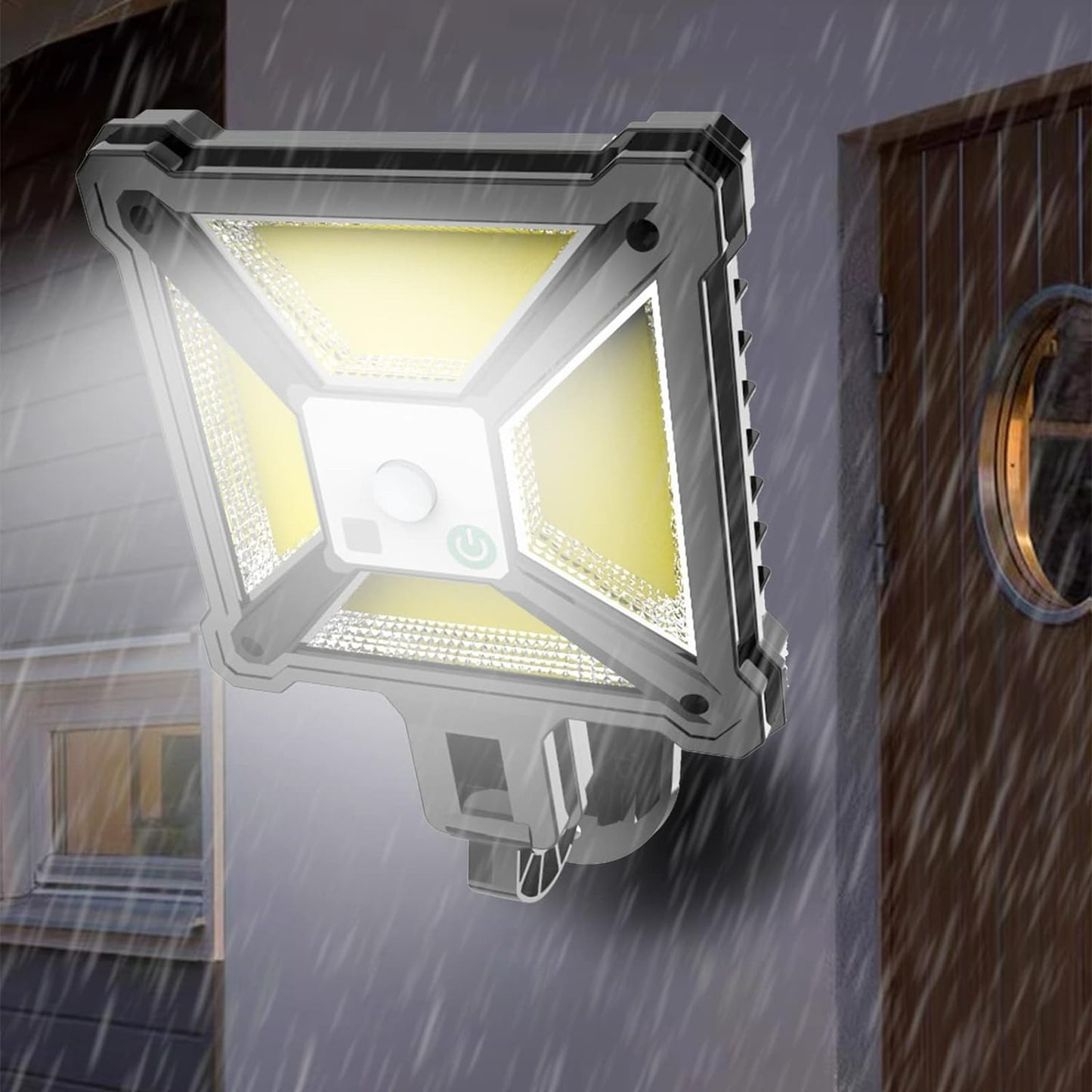 Square Motion Sensor Solar Street Lamp