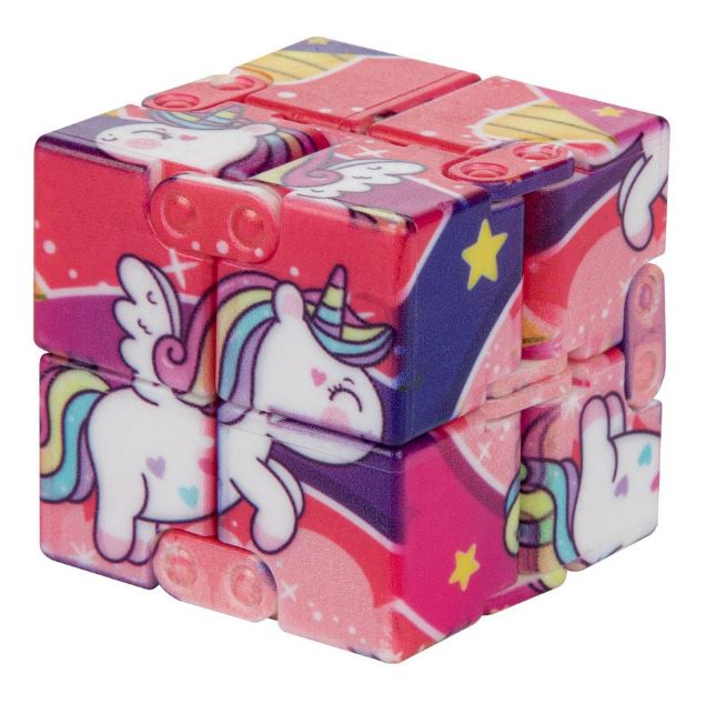 Rainbow Unicorn Infinity Cube