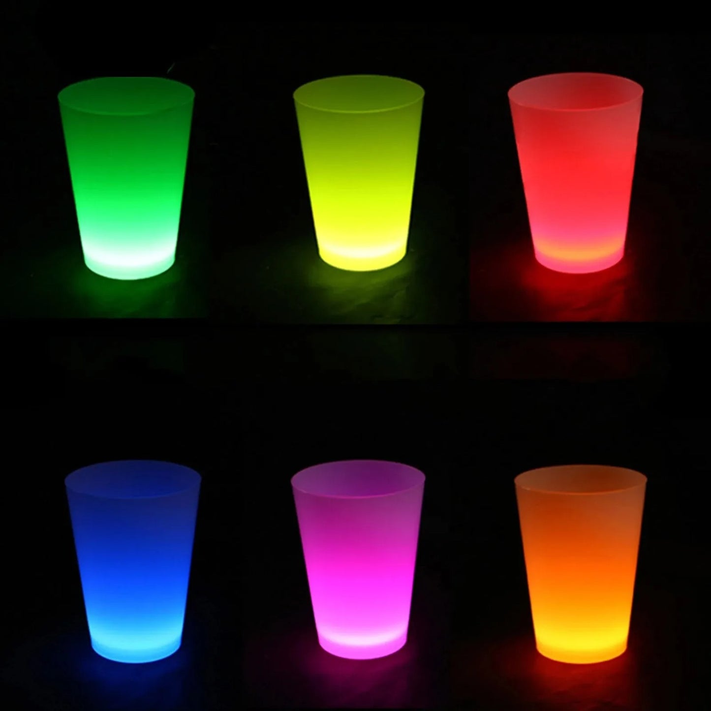 LED Automatic Flashing Shooter Cups (35ml)(6 pcs)