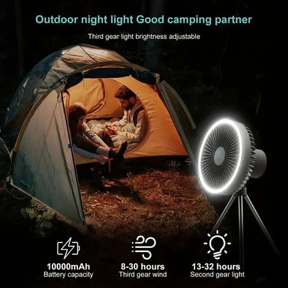 Multifunctional Mini Chargeable Fan With Night Light