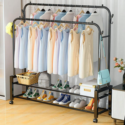 Clothing Garment Rack with Wheels