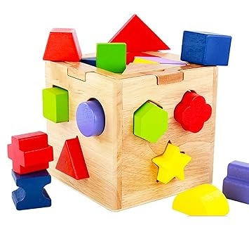 Wooden Shape Box (15 Hole)