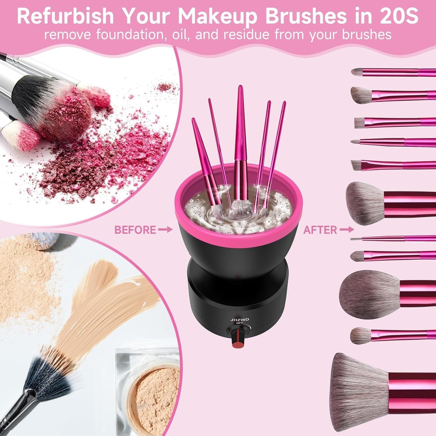 Electric Makeup Brush Cleaner