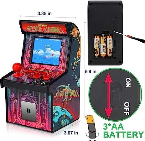 Super-Mini Retro Arcade Game Cabinet Machine