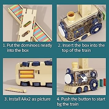 Automatic Dominoes Train Set