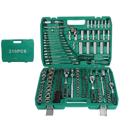 Compact Organised Multipurpose Tool Set (216 Pcs)