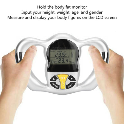 Hand held Body Mass Index BMI Health Fat Analyzer Monitor