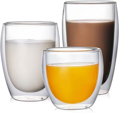 Double Walled Glass Cup (350ml)