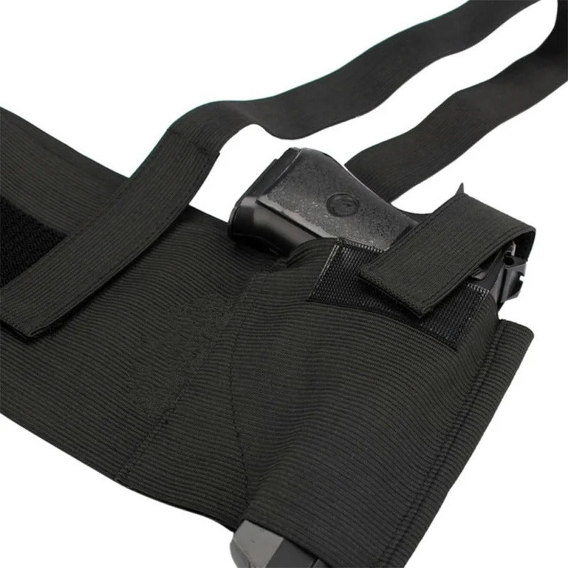 Airsoft Tactical Concealed Chest Gun Holster (Medium Size)