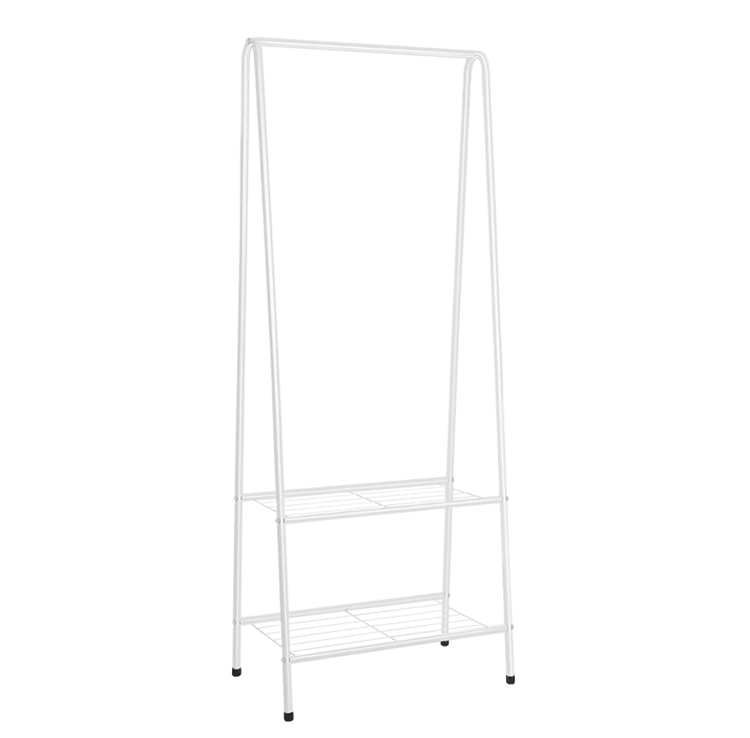 Clothes Rail With Two Shelves