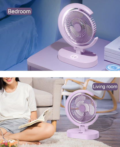 Desktop Fan With Night Light