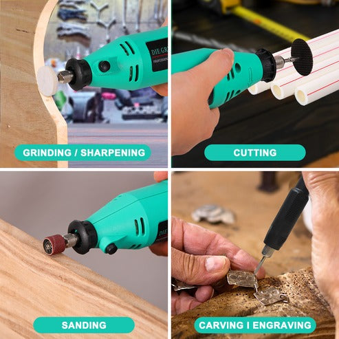 The Ultimate Rotary Mini Grinder Tool Set