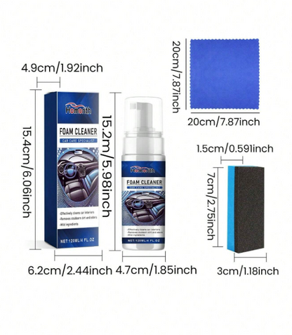 Leather Interior Cleaning And Renovation Foam (120ml)