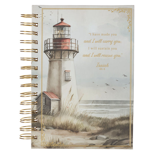 I Have Made You and I Will Carry You Large Hardcover Wirebound Journal