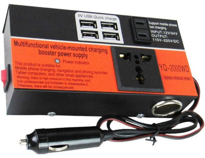 Multifunction Car Power Inverter (DC12V/24V To DC110V/220V)