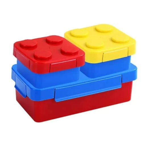 Building Block Stackable Lunch Box Set