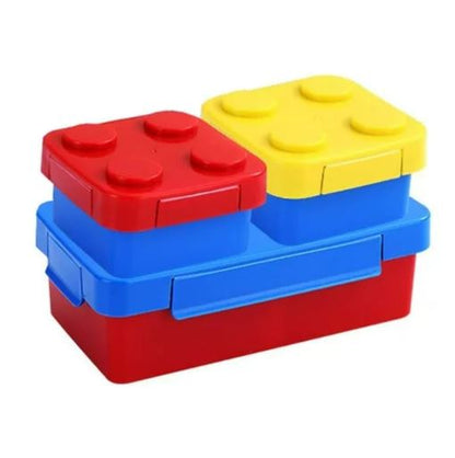 Building Block Stackable Lunch Box Set