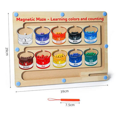 Educational Magnetic Colour And Numbers Classification