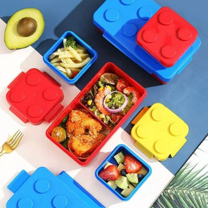 Building Block Stackable Lunch Box Set