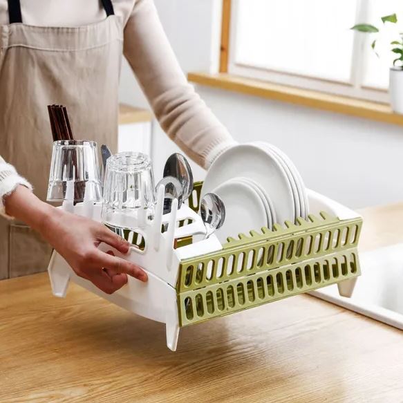 Foldable Compact Dish Rack