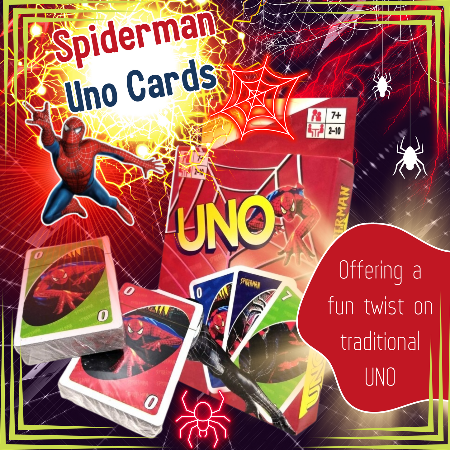 Spiderman UNO Card Game