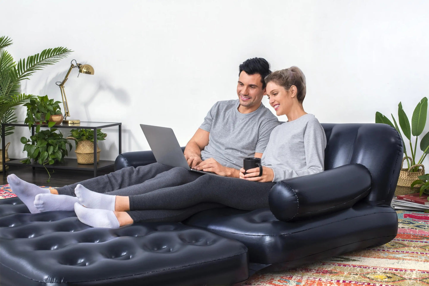 Transformable 5in1 Multifunctional Inflatable Couch