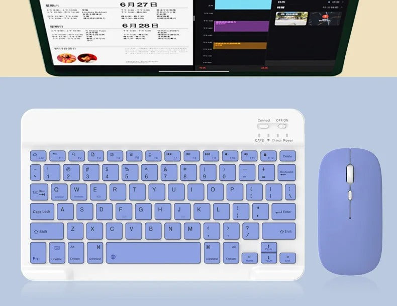 Wireless Mini Keyboard and Mouse Combo