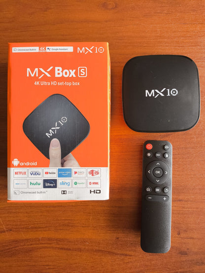 MX10 4K Android TV box ReceIver