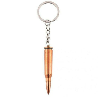 Long Rifle Bronze Gun Bullet Keyring