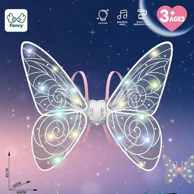 Electric Fairy Wings with LED Lights (Butterfly)