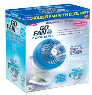 Rechargeable Misting Fan