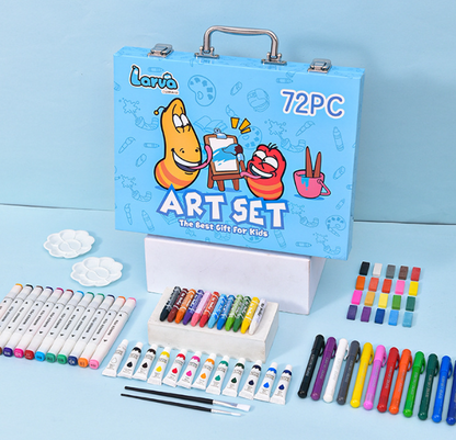 Larva Art Sets (72 pcs)(Blue)