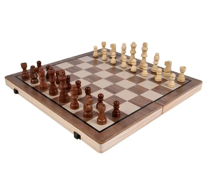 Wooden Foldable Magnetic Chessboard