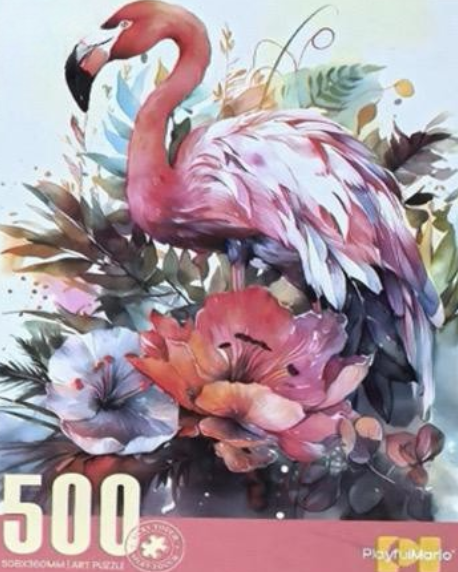 Designed Puzzle (500pcs)(Flamingo)(508x360mm)
