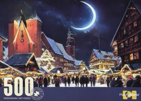 Designed Puzzle (500pcs)(Snow)(508x360mm)
