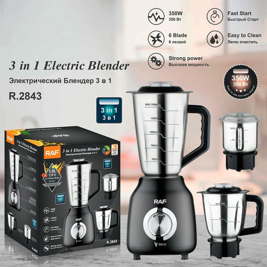 Stainless Steel 3-in-1 Electric Blender (350W)