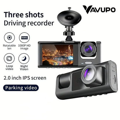 3 Channel 1080p Vehicle Dash Cam