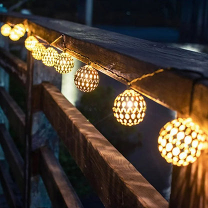 Heritage Ball Decorative String Lights (10L)(3m)(Yellow)