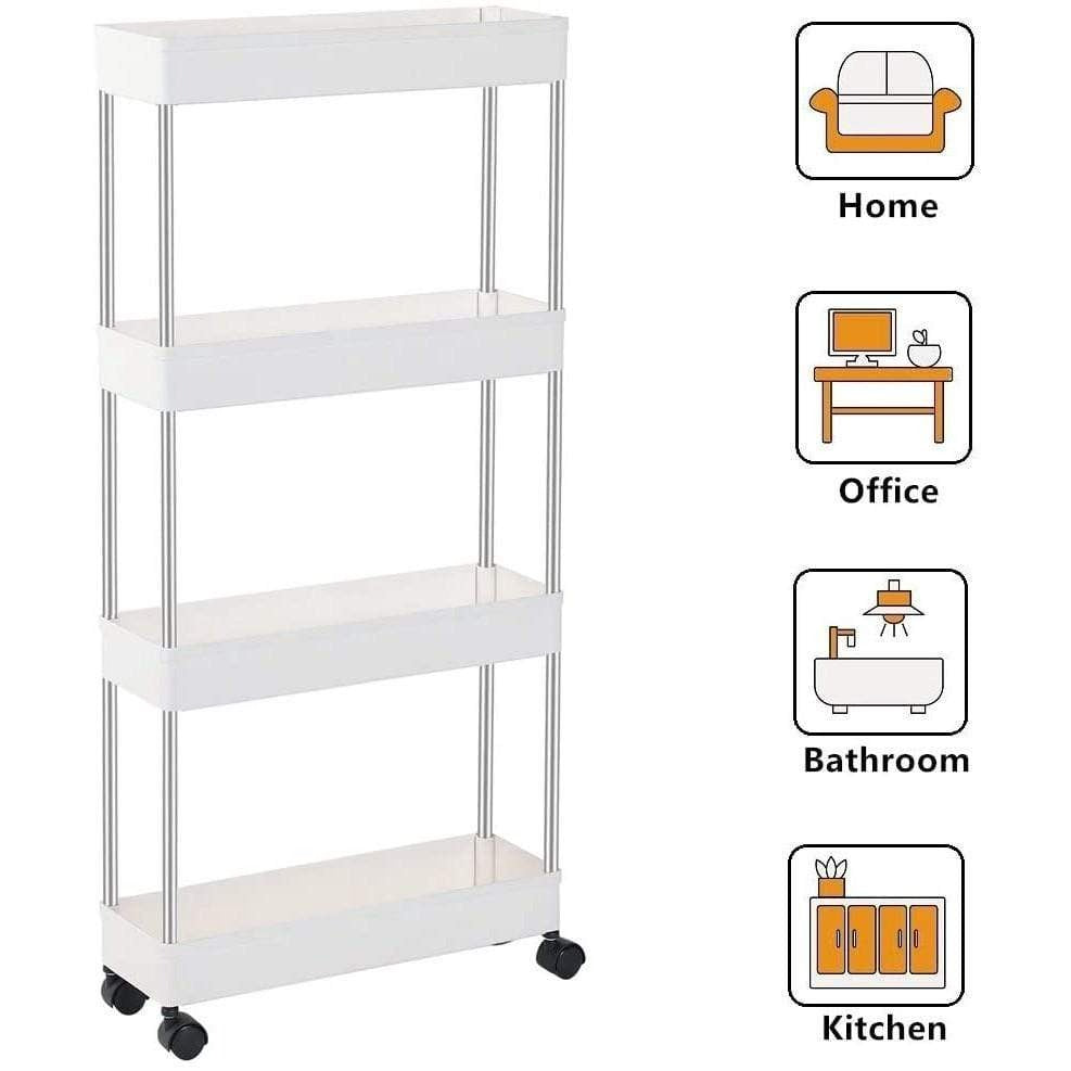 Multipurpose Space Saving Trolley (4 Tier)