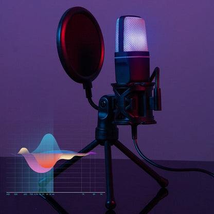 Full RGB Capacitor Desktop Microphone