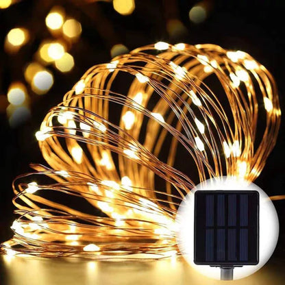 Solar Atmosphere String Light 150 LED (15m Copper Wire)