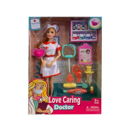 Professional Nurse Doll Playing Set